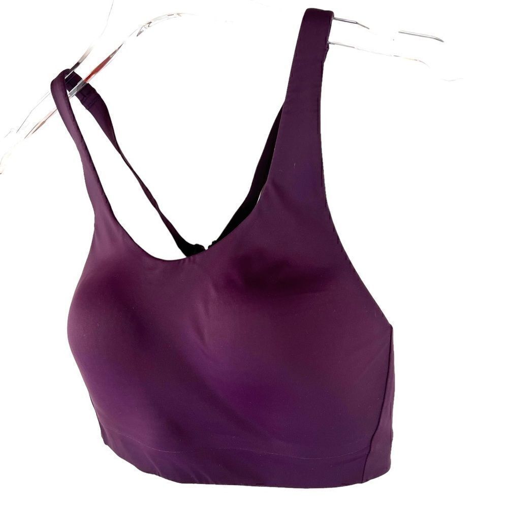 ATHLETA Racerback High Impact Sports Bra in Burgundy Size 32D - Picture 4 of 7